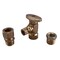 Keeney Mfg Keeney 1/2 in. FIP in. X 3/8 in. Compression Brass Shut-Off Valve K2048APBLF - alternate 3